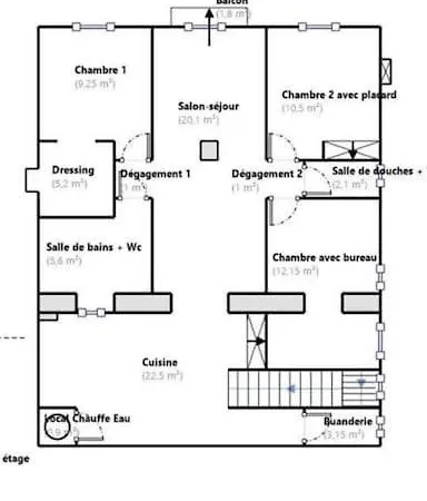 Apt 4 Pieces Facon Loft Apartment *